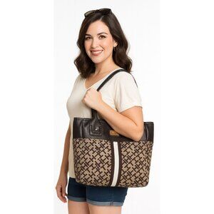 Vintage Tommy Hilfiger Bag Shoulder Handbag Tote Purse Satchel Women's WOMAN'S